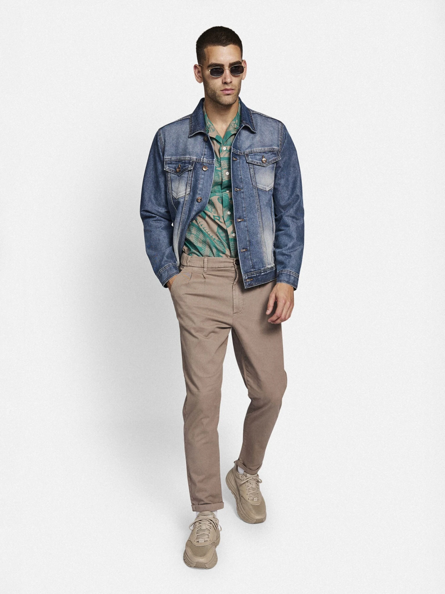 Redefined Rebel Pantalons Regular Bandplooibroek Jacko Heren Kastanjebruin - Afbeelding 5