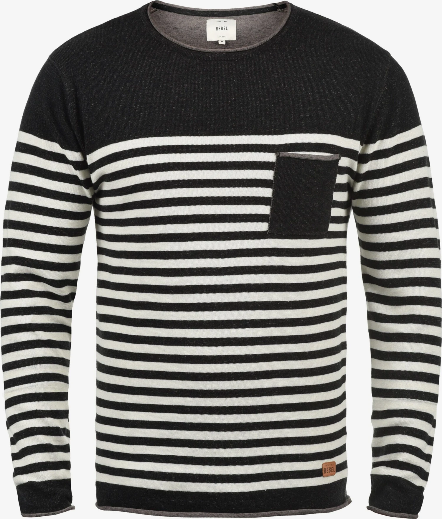 Redefined Rebel Crewneck Truien Trui Mannix Heren Zwart