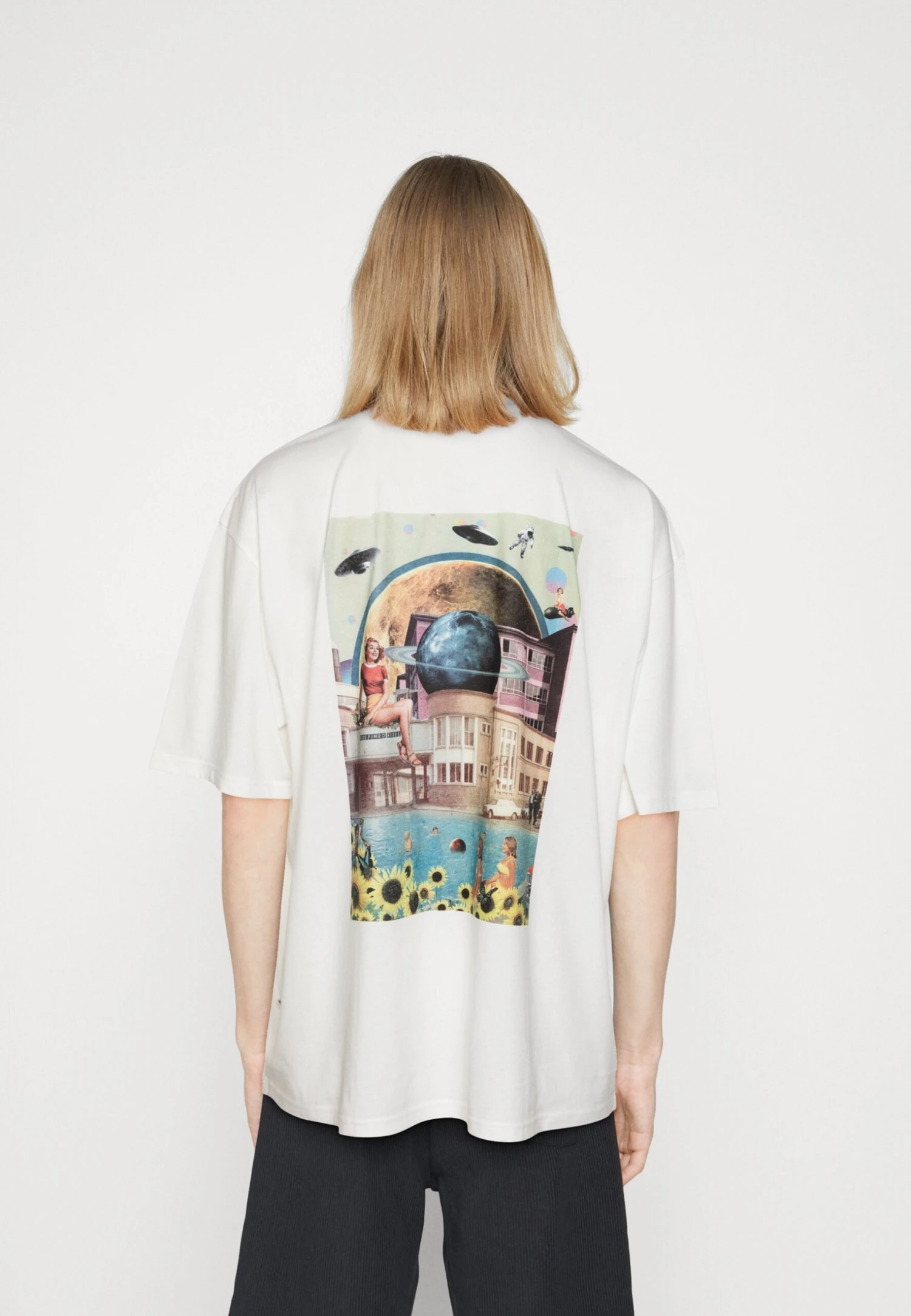 Redefined Rebel Rrraymond Tee Plus - T-Shirt Print - Pristine - Afbeelding 3