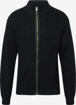 Redefined Rebel Vesten Gebreid Vest Gunnar Heren Zwart