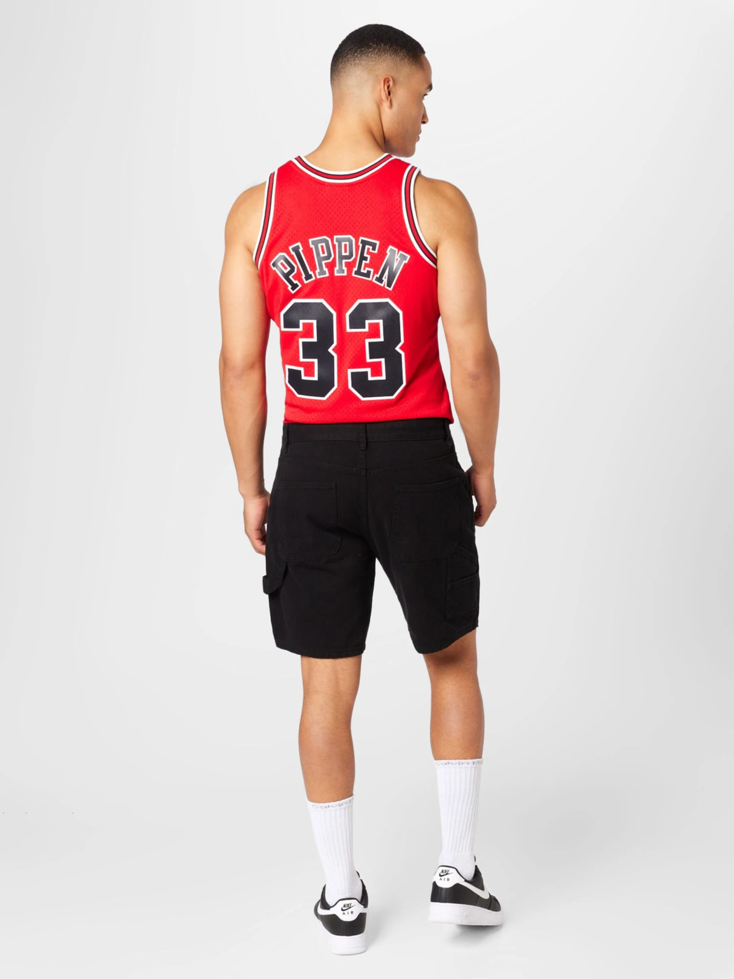 Redefined Rebel Cargo Shorts Regular Cargobroek Marcelo Heren Zwart - Afbeelding 4