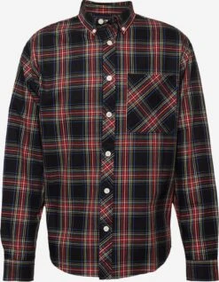 Redefined Rebel Geruite Overhemden Regular Fit Overhemd Stephen Heren Nachtblauw