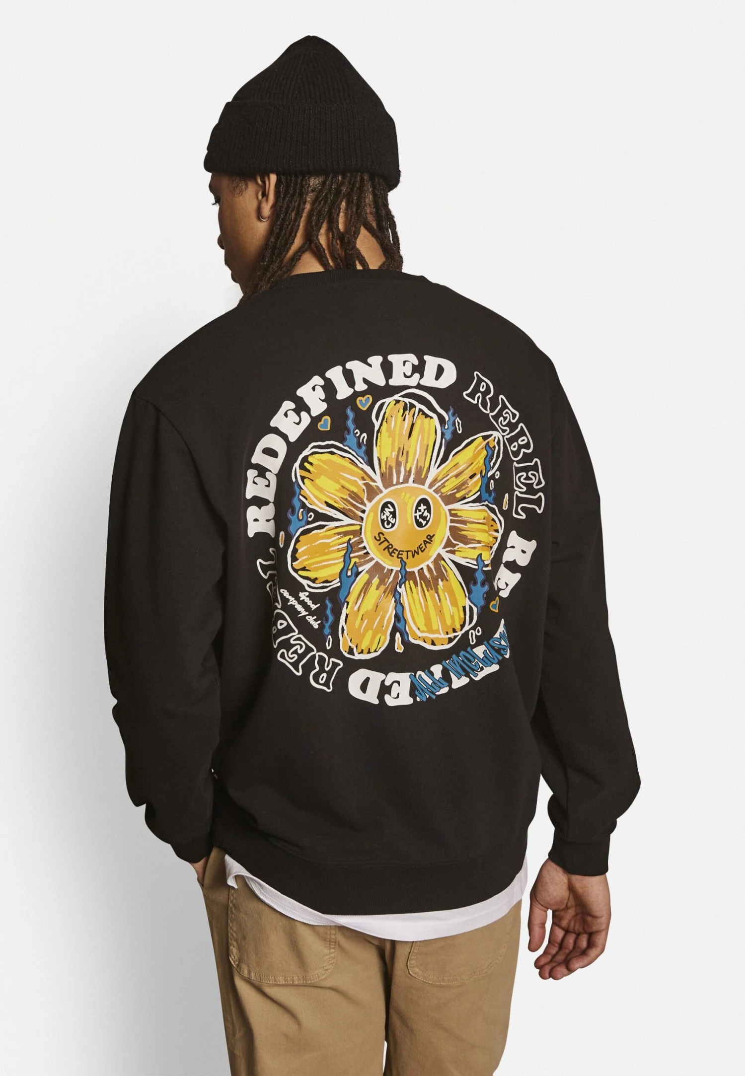 Redefined Rebel Rafael- Sweater - Black - Afbeelding 2