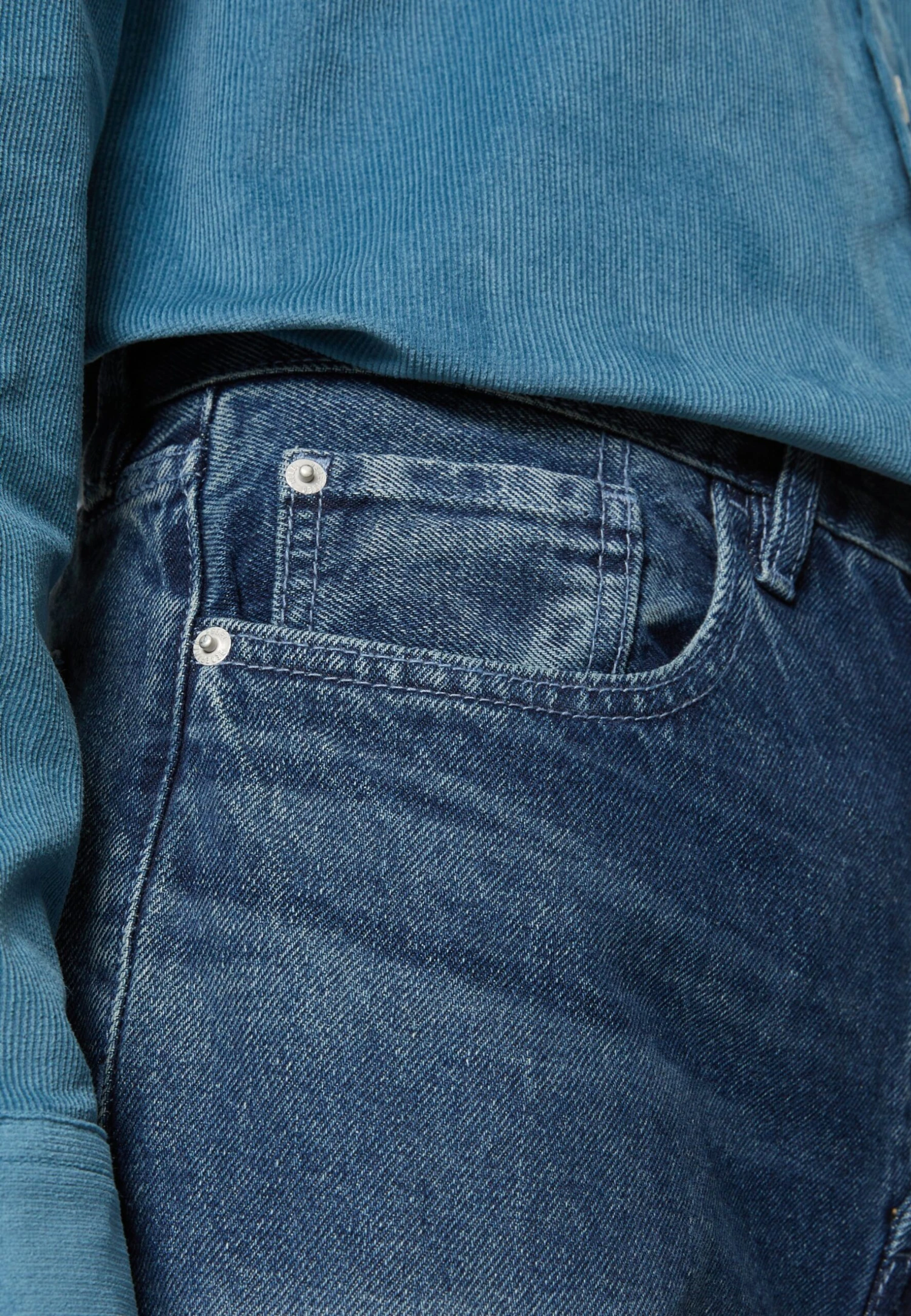 Redefined Rebel Rrrome Jeans - Straight Leg Jeans - Mucho Blue - Afbeelding 4