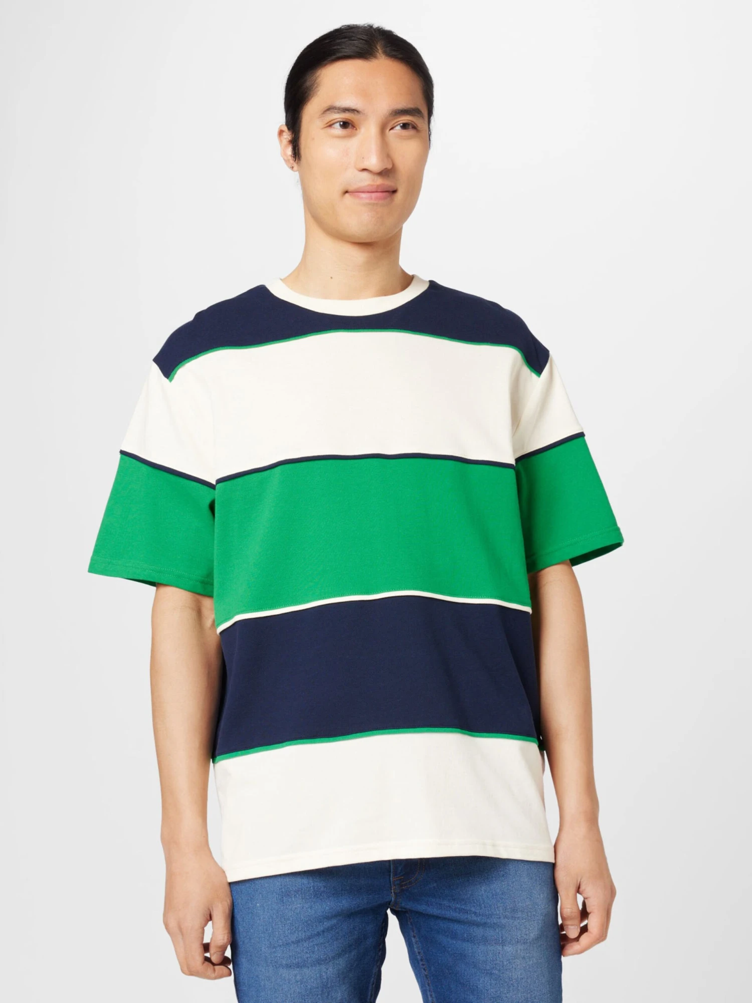 Redefined Rebel T-shirts Shirt Watson Heren Grasgroen - Afbeelding 3