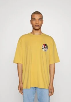 Redefined Rebel Lee Tee Plus - T-Shirt Print - Cream Gold