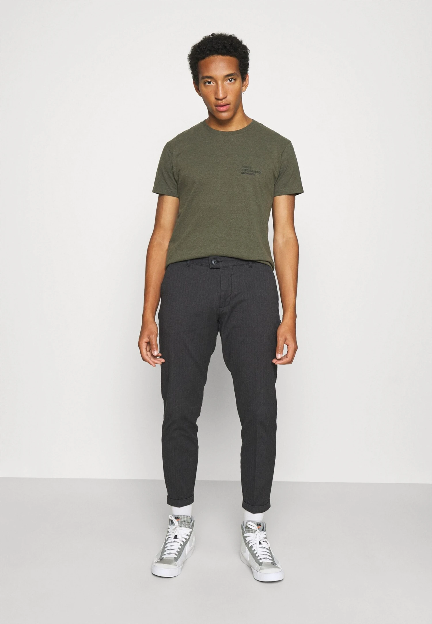 Redefined Rebel Rrercan - Chino - Black Herringbone - Afbeelding 2