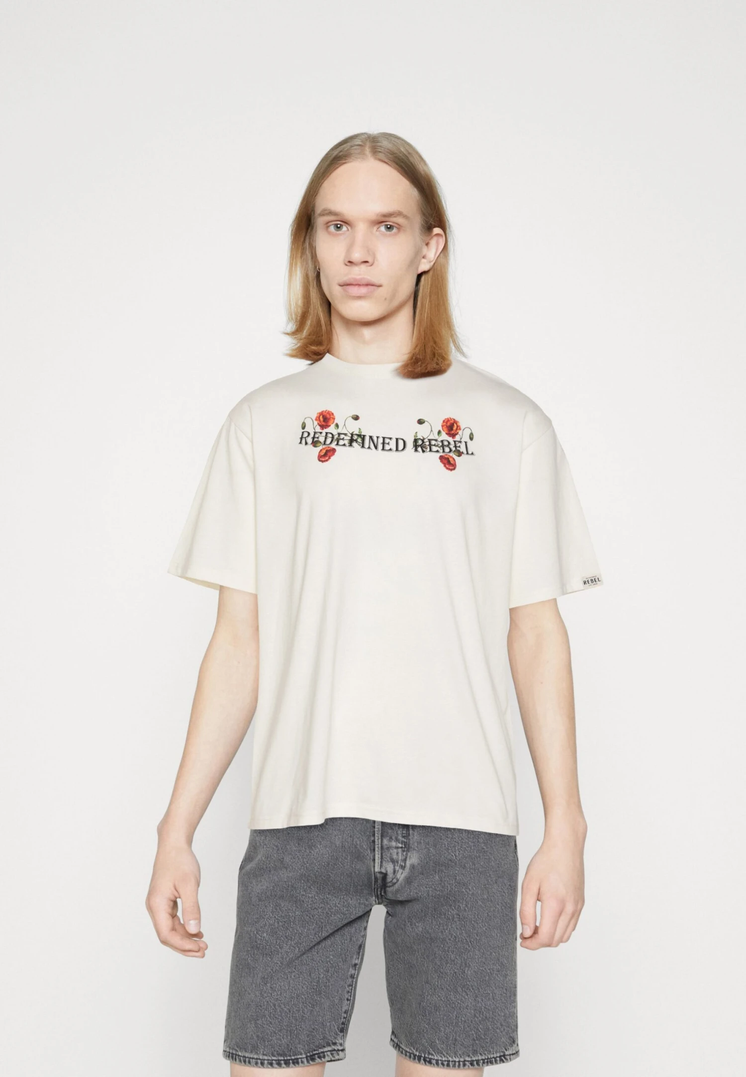Redefined Rebel Derek Tee - T-Shirt Print - Pristine