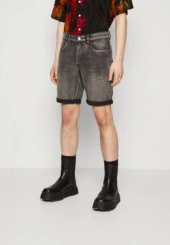 Redefined Rebel Stockholm- Jeansshort - Mejor Black
