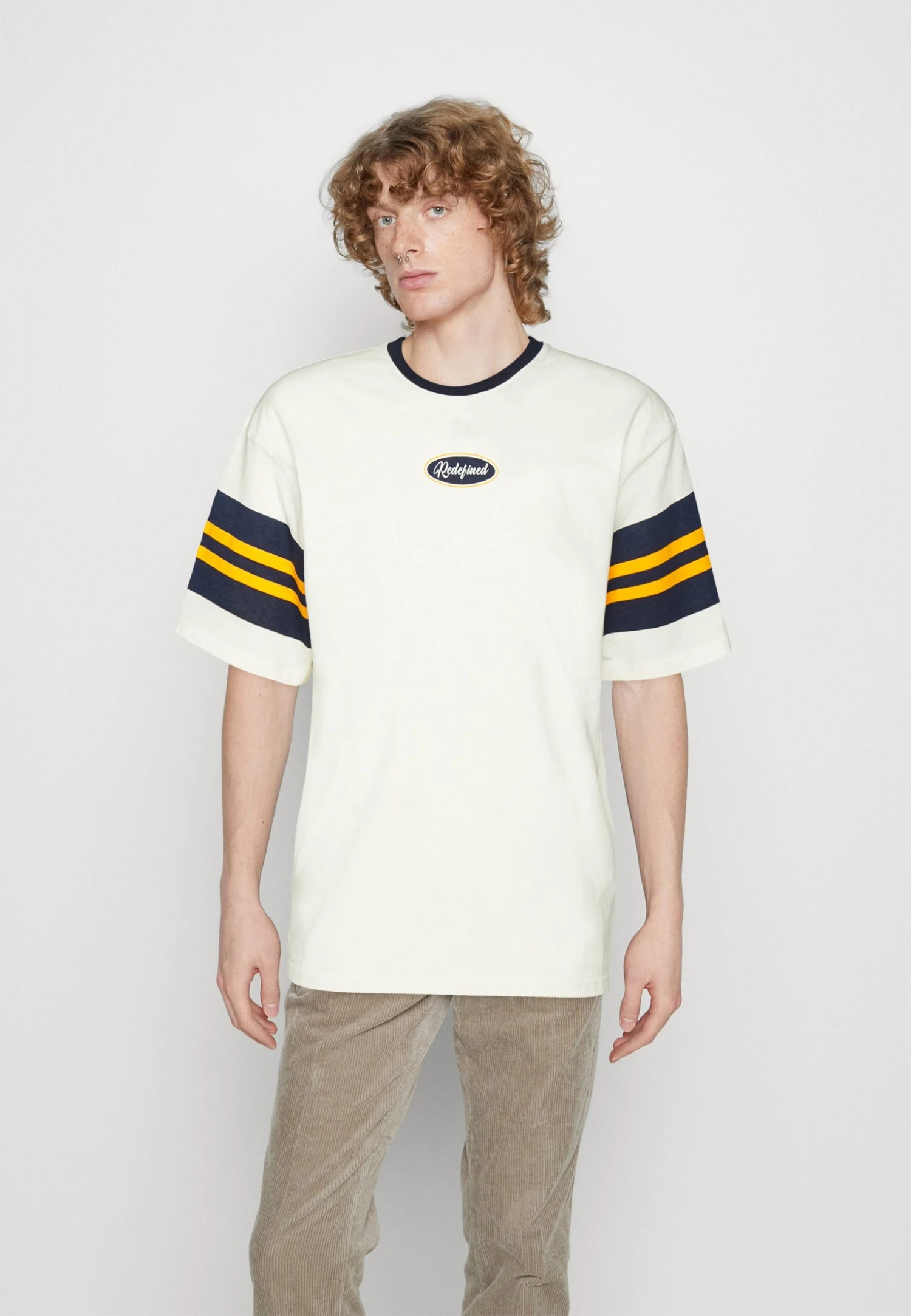 Redefined Rebel Julian Tee - T-Shirt Print - Pristine