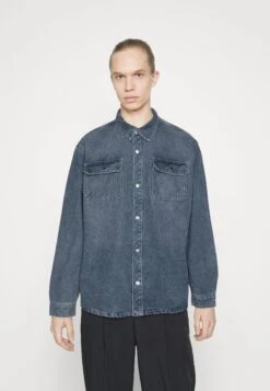 Redefined Rebel Overshirt Plus - Overhemd - Light Blue