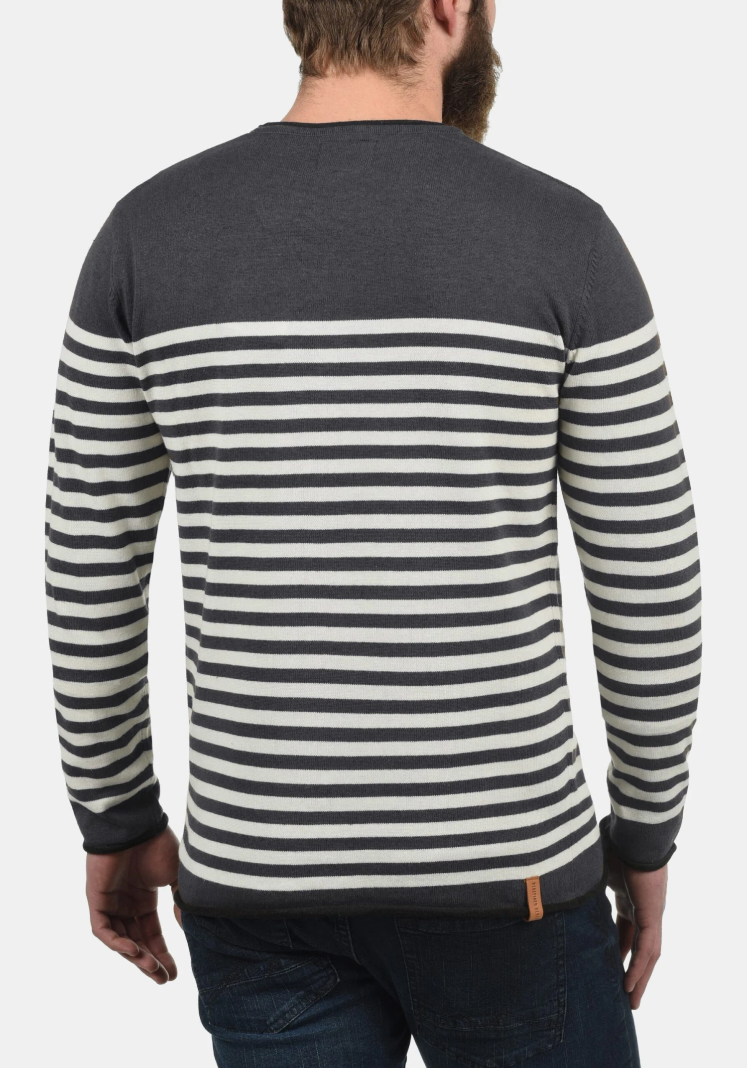 Redefined Rebel Crewneck Truien Trui Mannix Heren Antraciet - Afbeelding 3