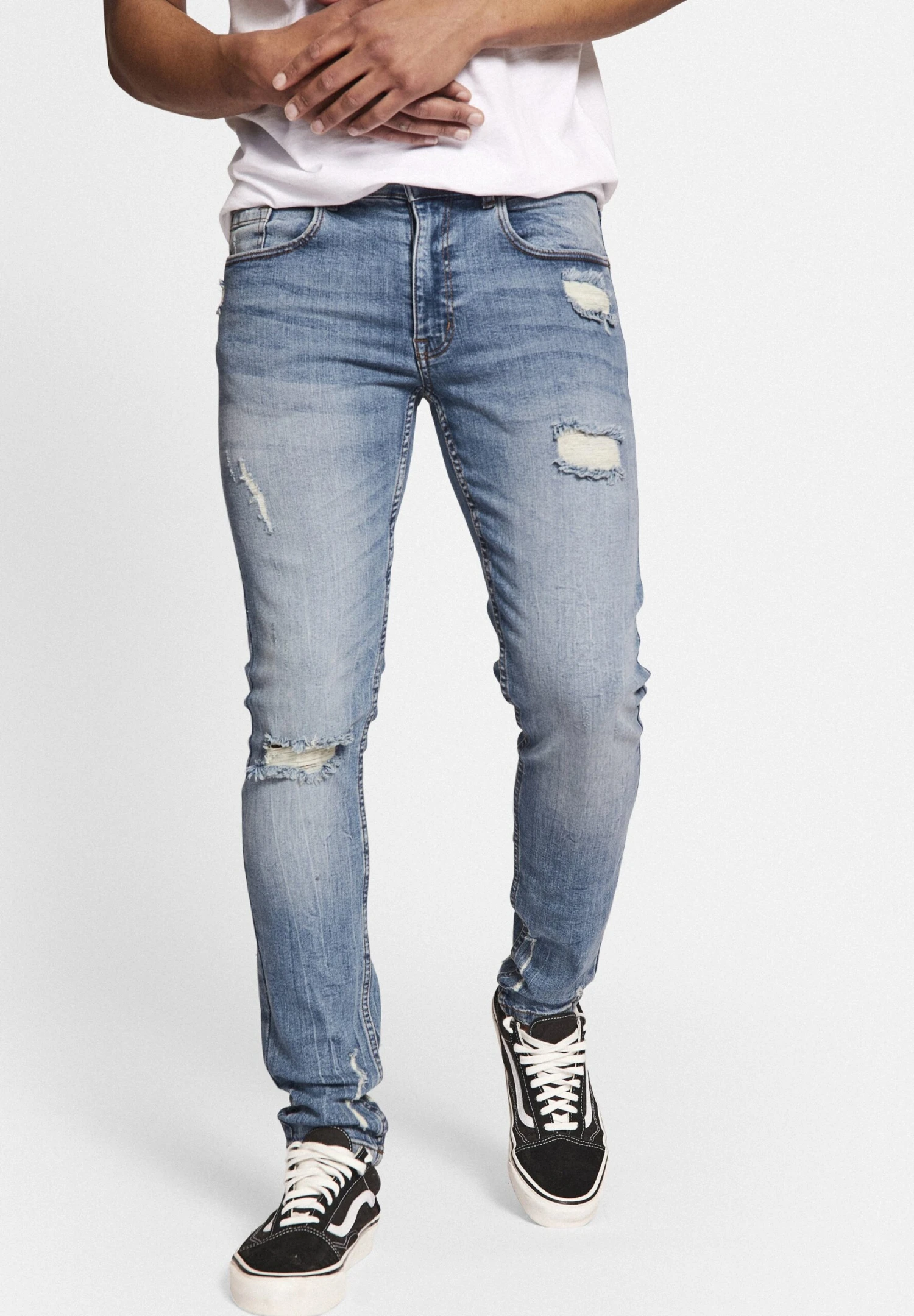 Redefined Rebel Stockholm- Slim Fit Jeans - Soft Blue