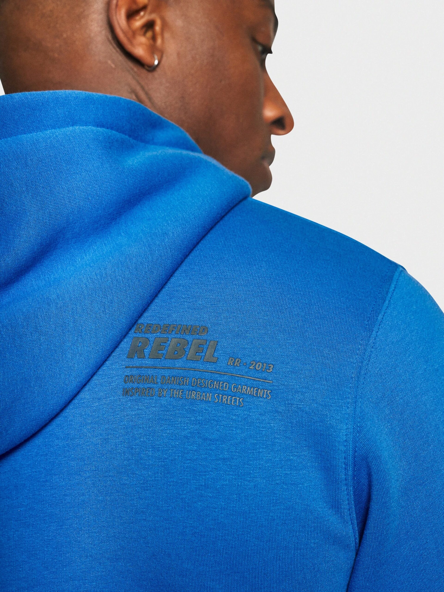 Redefined Rebel Hoodies Sweatshirt Melvin Heren Blauw - Afbeelding 6