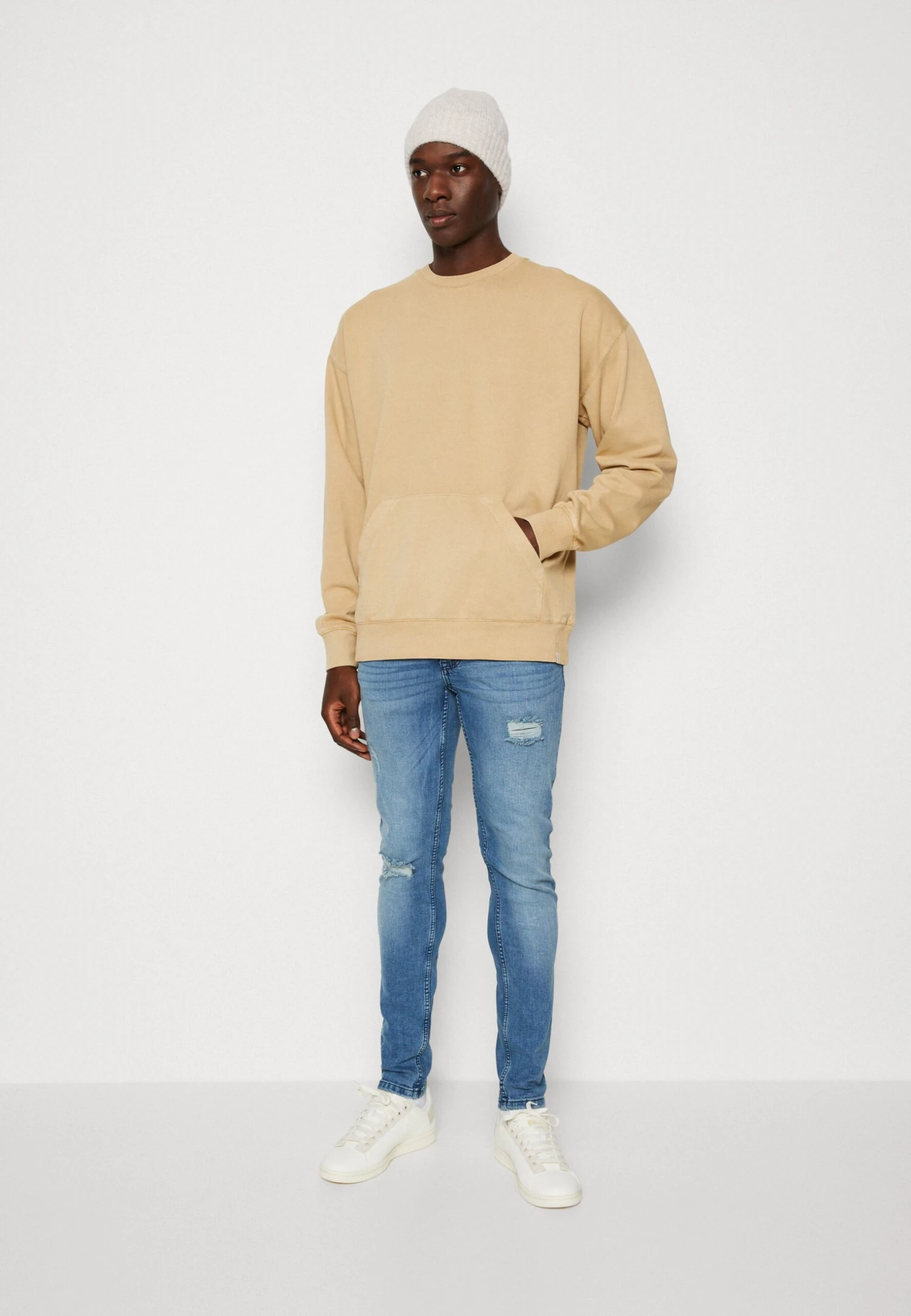 Redefined Rebel Rrstockholm Jeans - Straight Leg Jeans - Smooth Indigo Destroy - Afbeelding 2