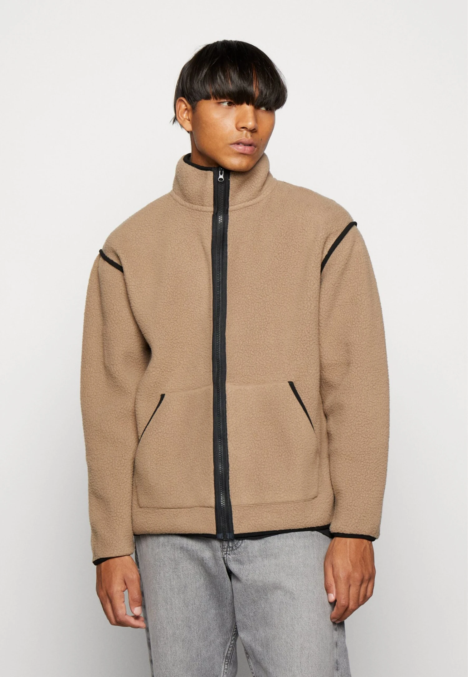 Redefined Rebel GregoryUnisex - Fleecejas - Walnut - Afbeelding 3