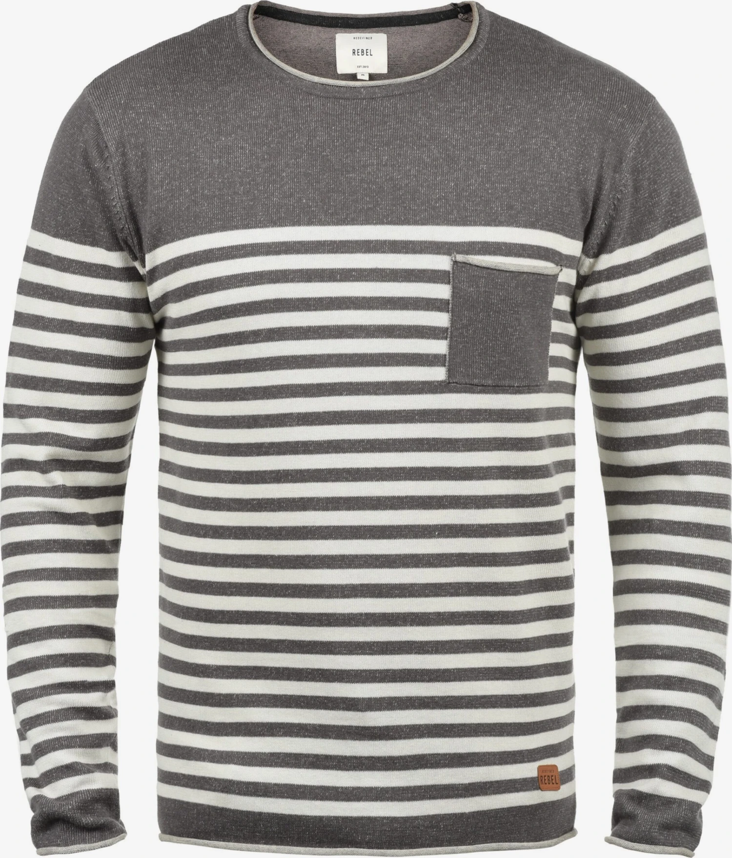 Redefined Rebel Crewneck Truien Trui Mannix Heren Grijs