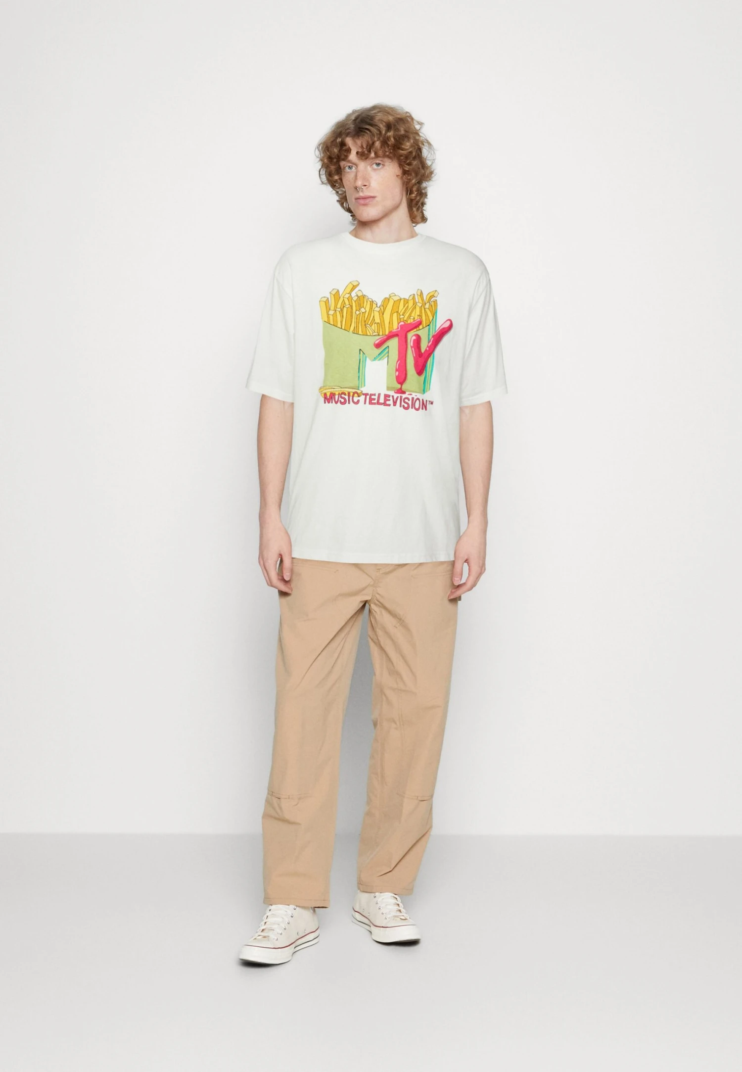 Redefined Rebel Corey Tee - T-Shirt Print - White - Afbeelding 2