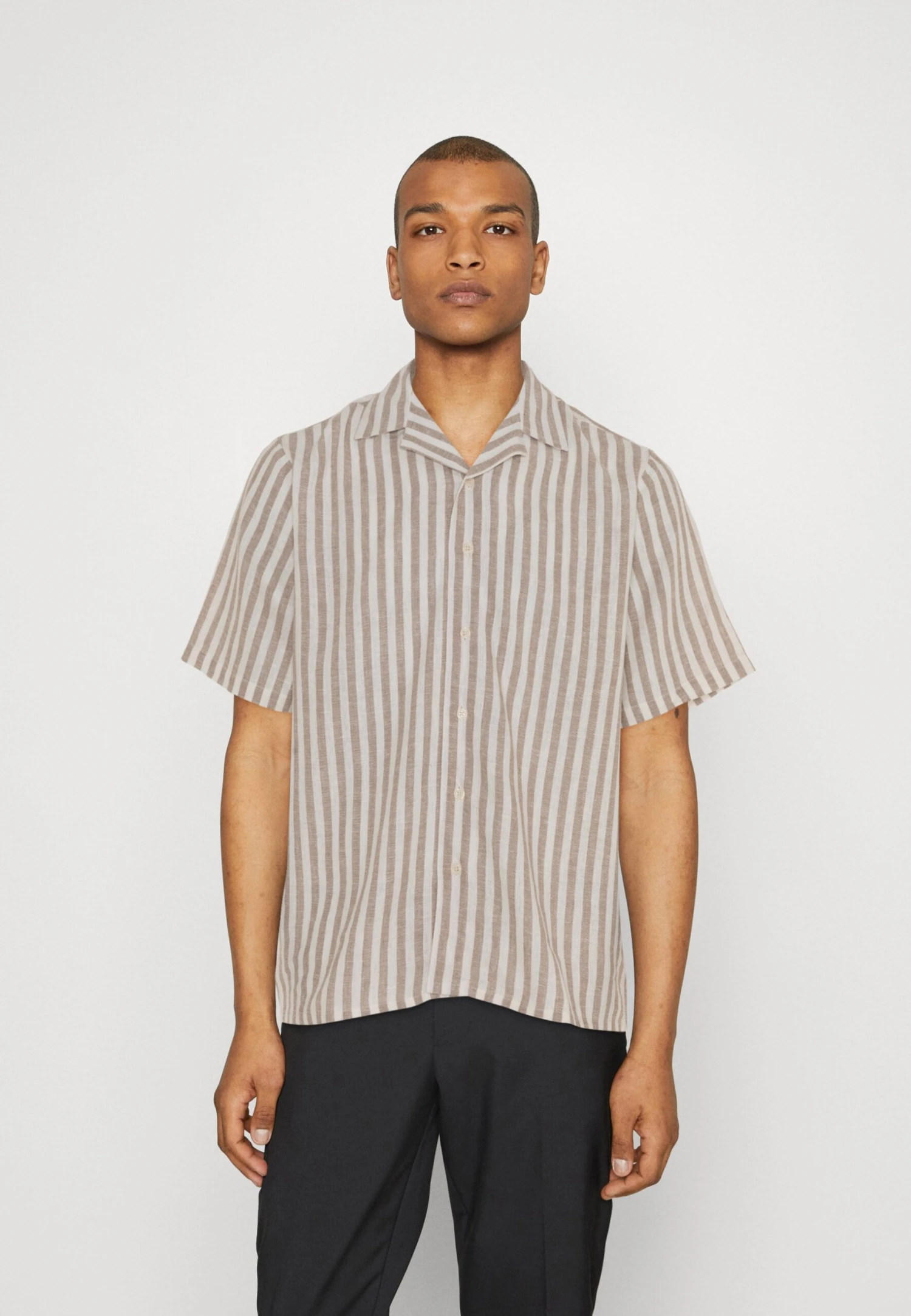 Redefined Rebel Jorge - Overhemd - White Stripe