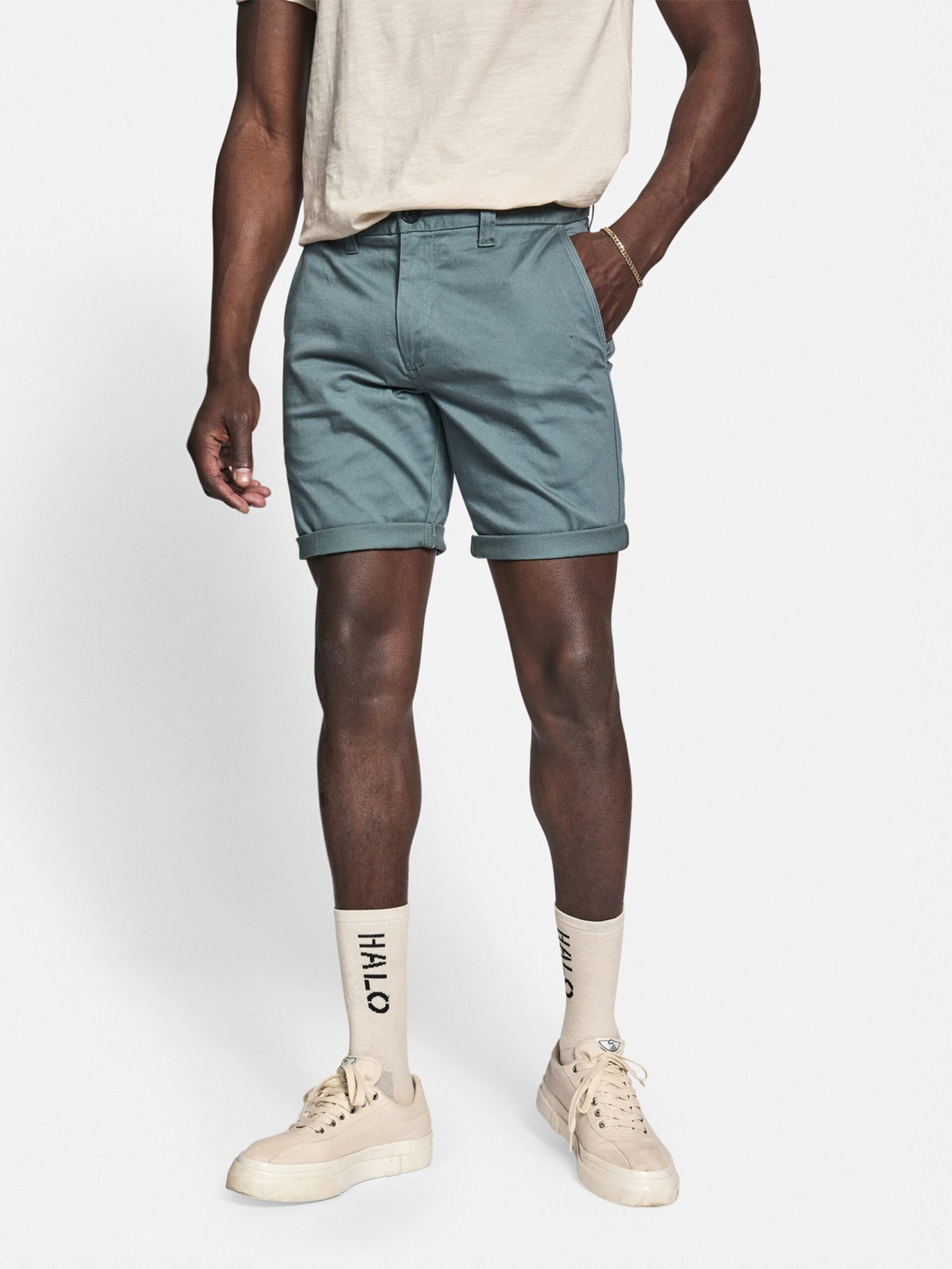 Redefined Rebel Chino Shorts Regular Chino Ethan Heren Blauw - Afbeelding 3