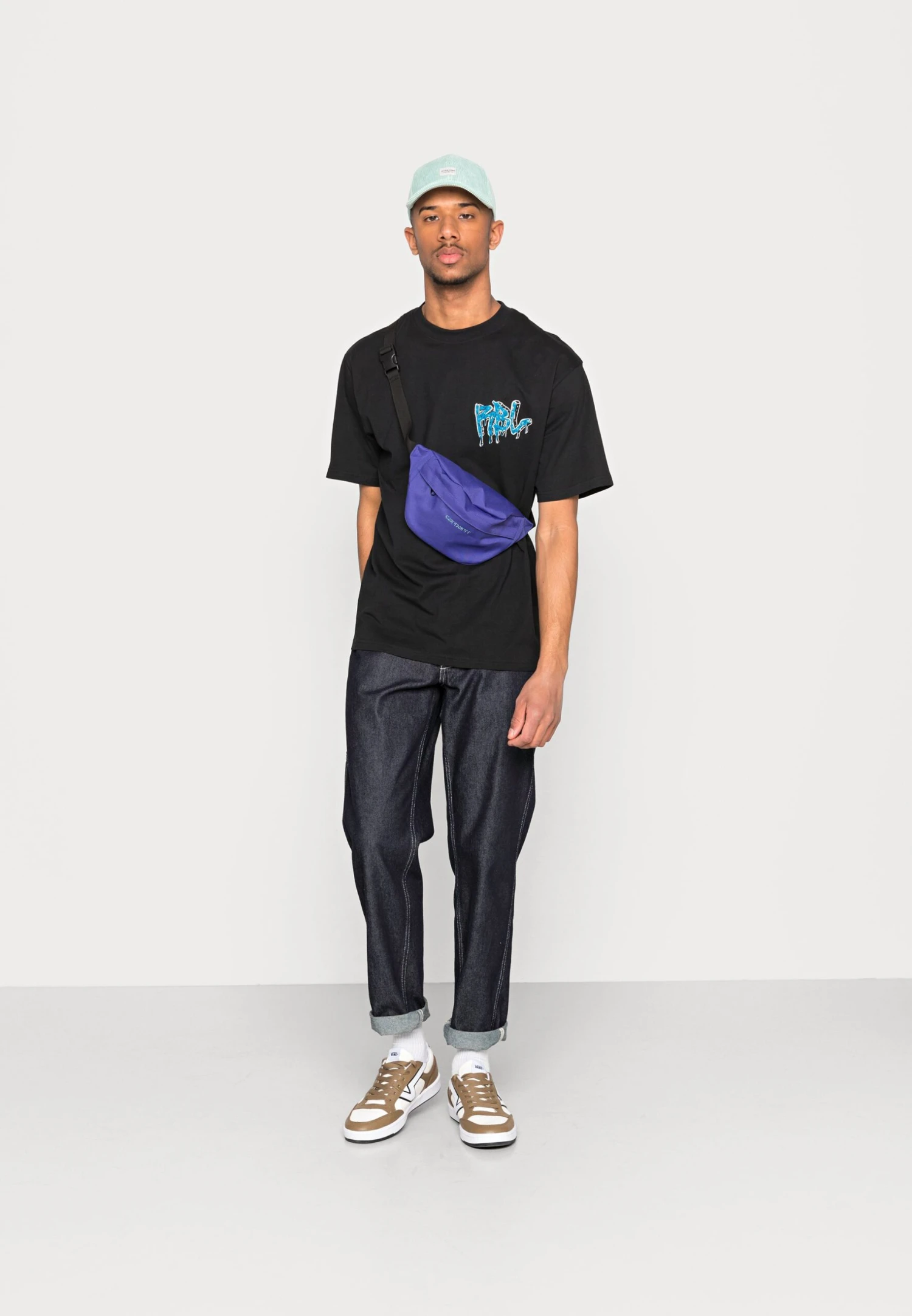 Redefined Rebel Unisex Tobias Tee - T-Shirt Print - Black - Afbeelding 2