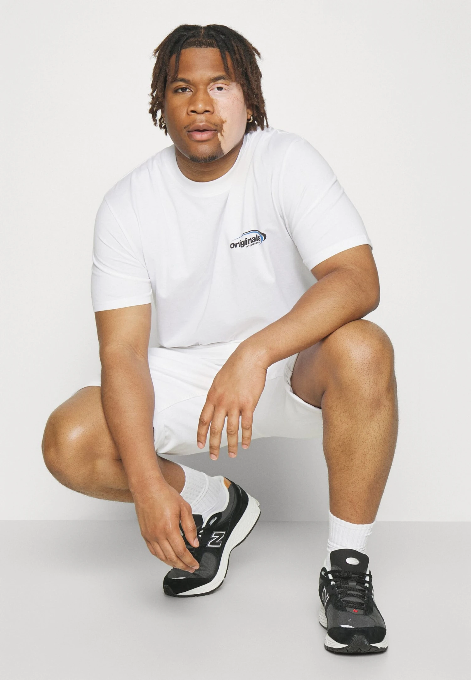 Redefined Rebel Oslo Destroy Plus - Jeansshort - White - Afbeelding 4