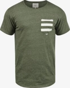 Redefined Rebel T-shirts Shirt Maxton Heren Olijfgroen