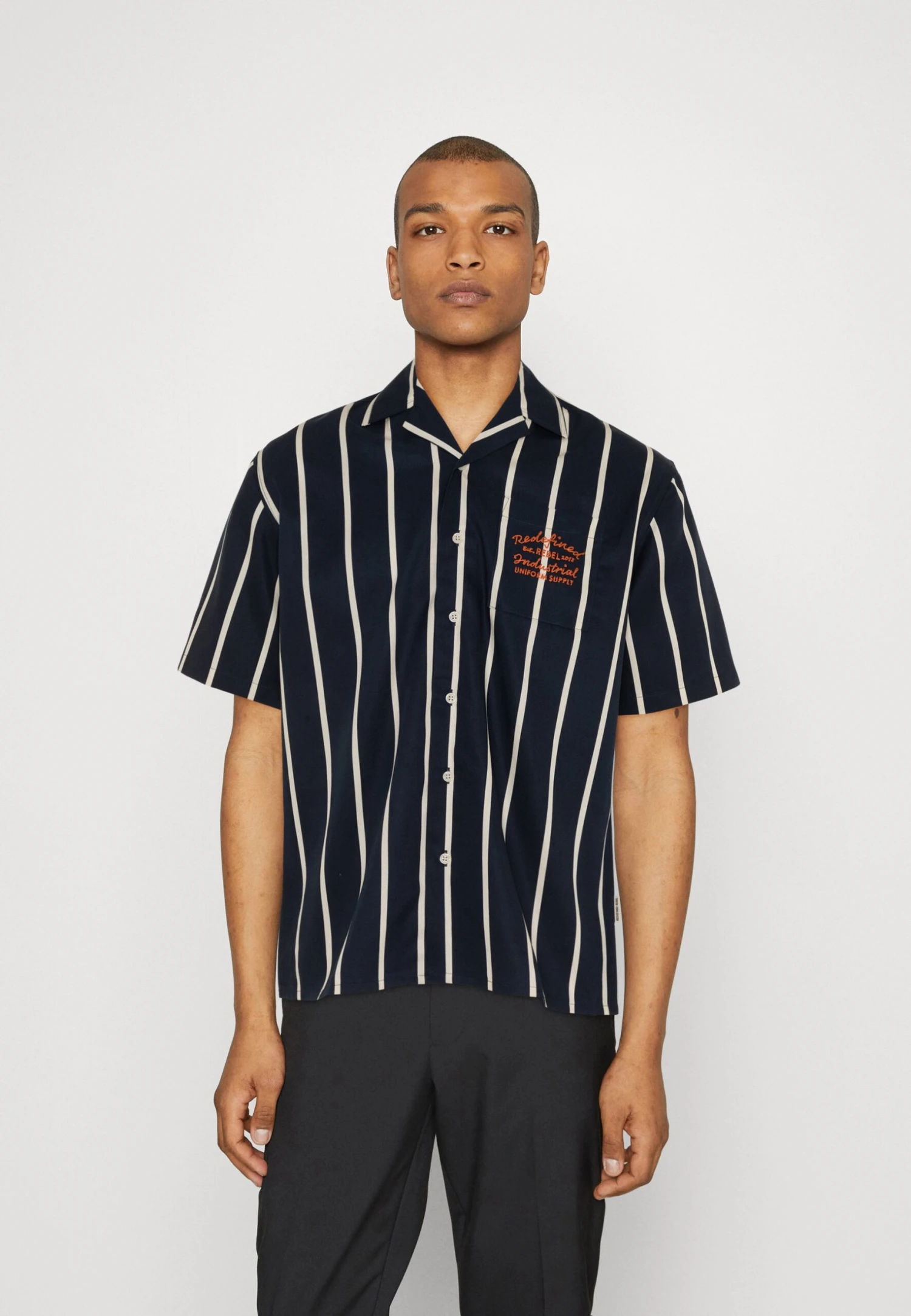 Redefined Rebel Duke - Overhemd - Navy Blazer