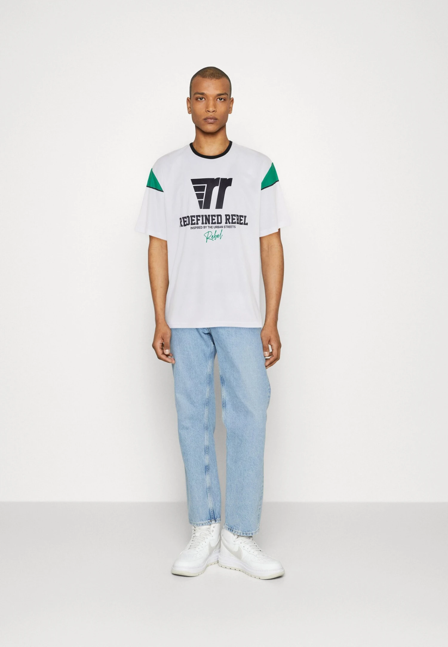 Redefined Rebel Sack Tee - T-Shirt Print - White - Afbeelding 2