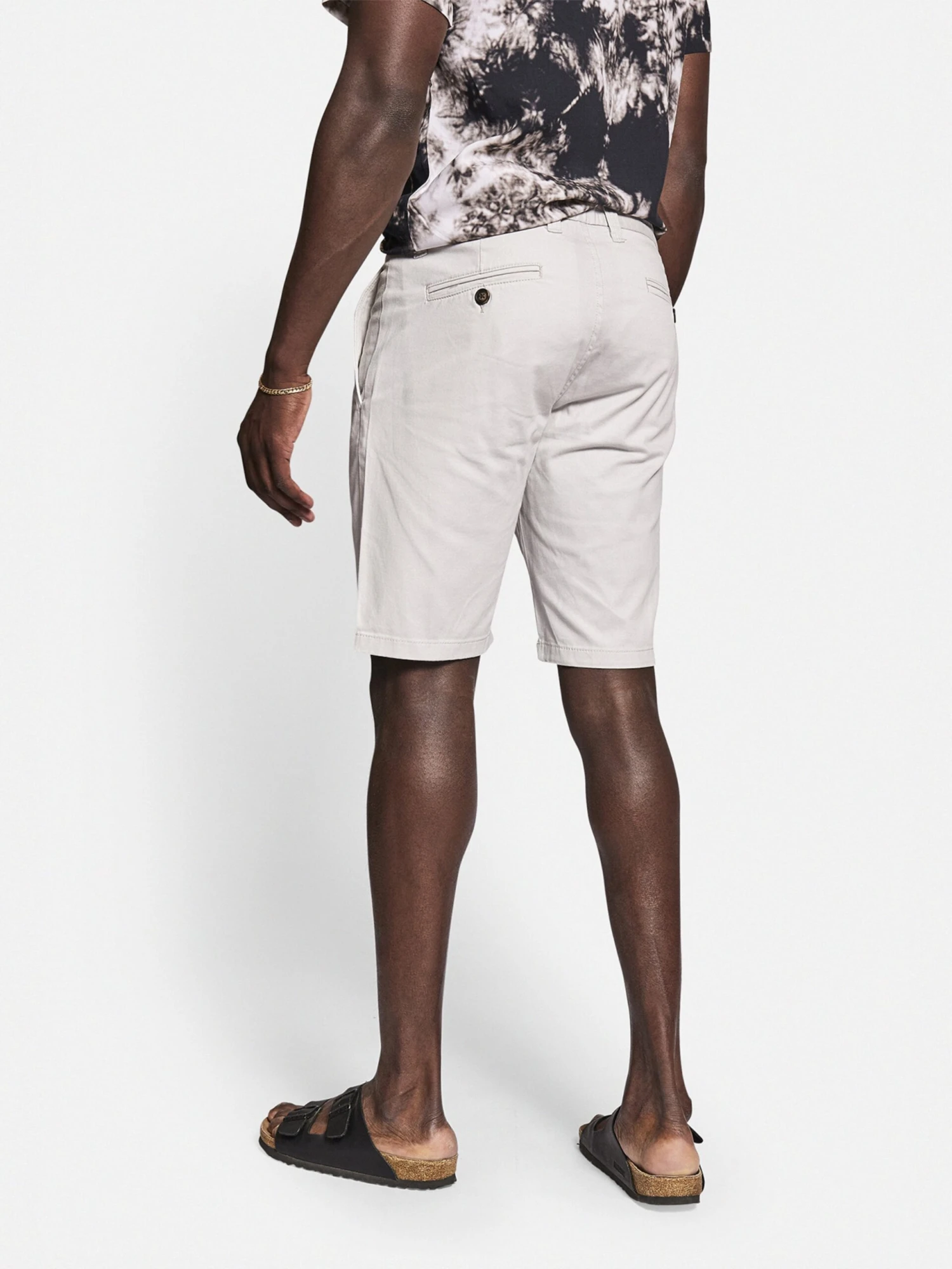 Redefined Rebel Chino Shorts Regular Chino Ethan Heren Lichtgrijs - Afbeelding 4