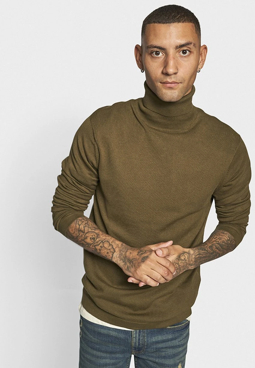 Redefined Rebel Rrtheo- Trui - Dark Olive