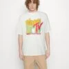 Redefined Rebel Corey Tee - T-Shirt Print - White