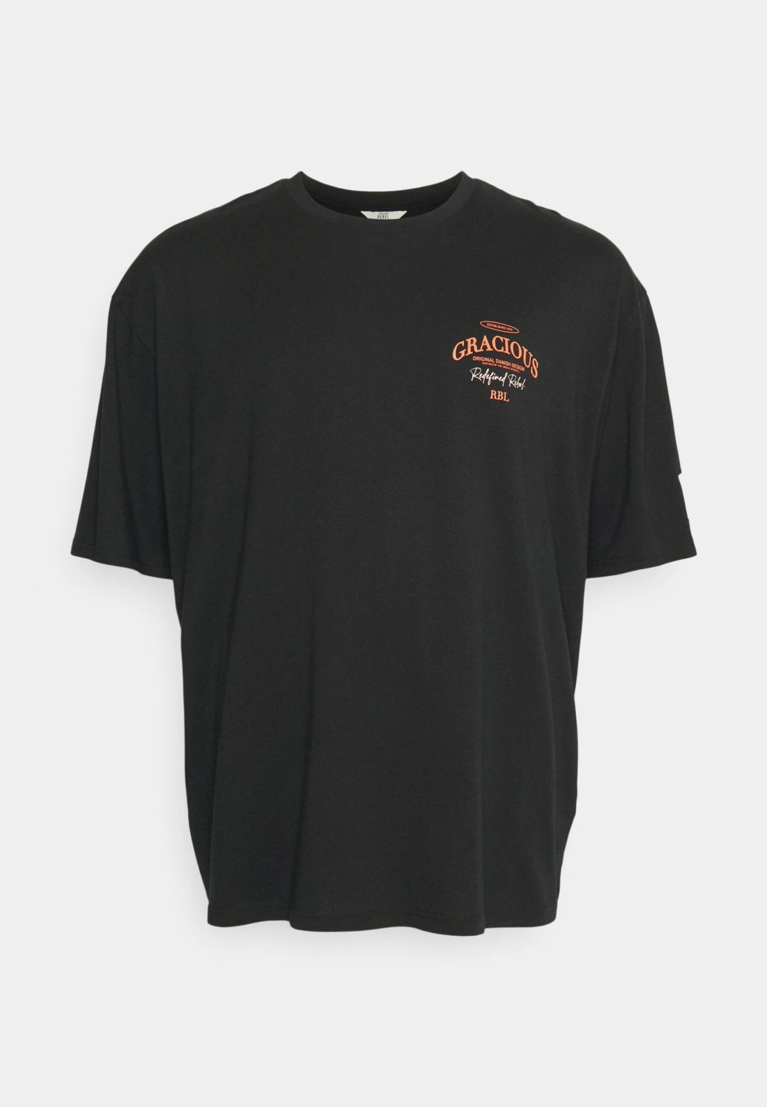 Redefined Rebel Rrkethan Tee Unisex - T-Shirt Print - Black - Afbeelding 5