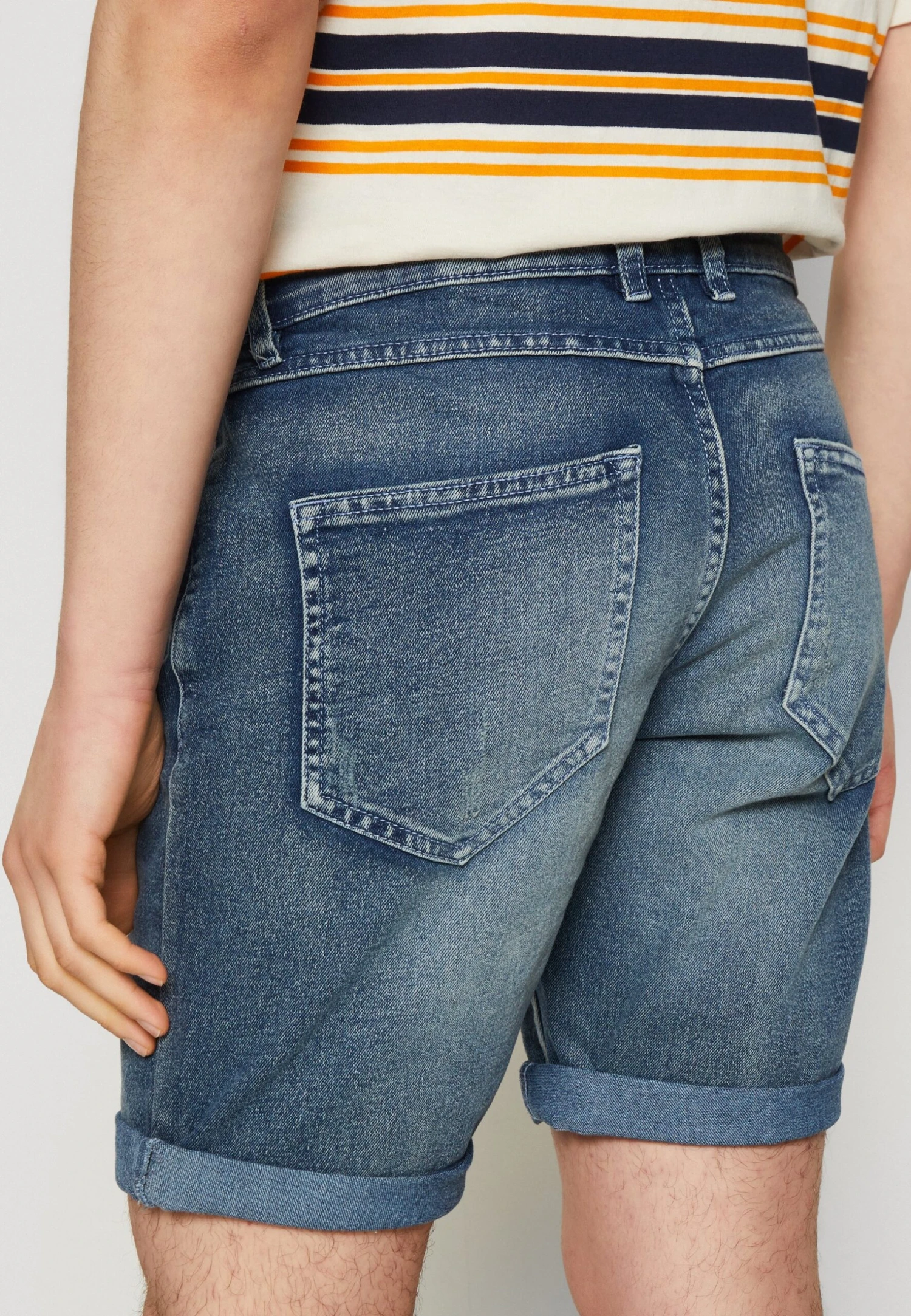 Redefined Rebel Stockholm- Jeansshort - Worn Vintage - Afbeelding 6