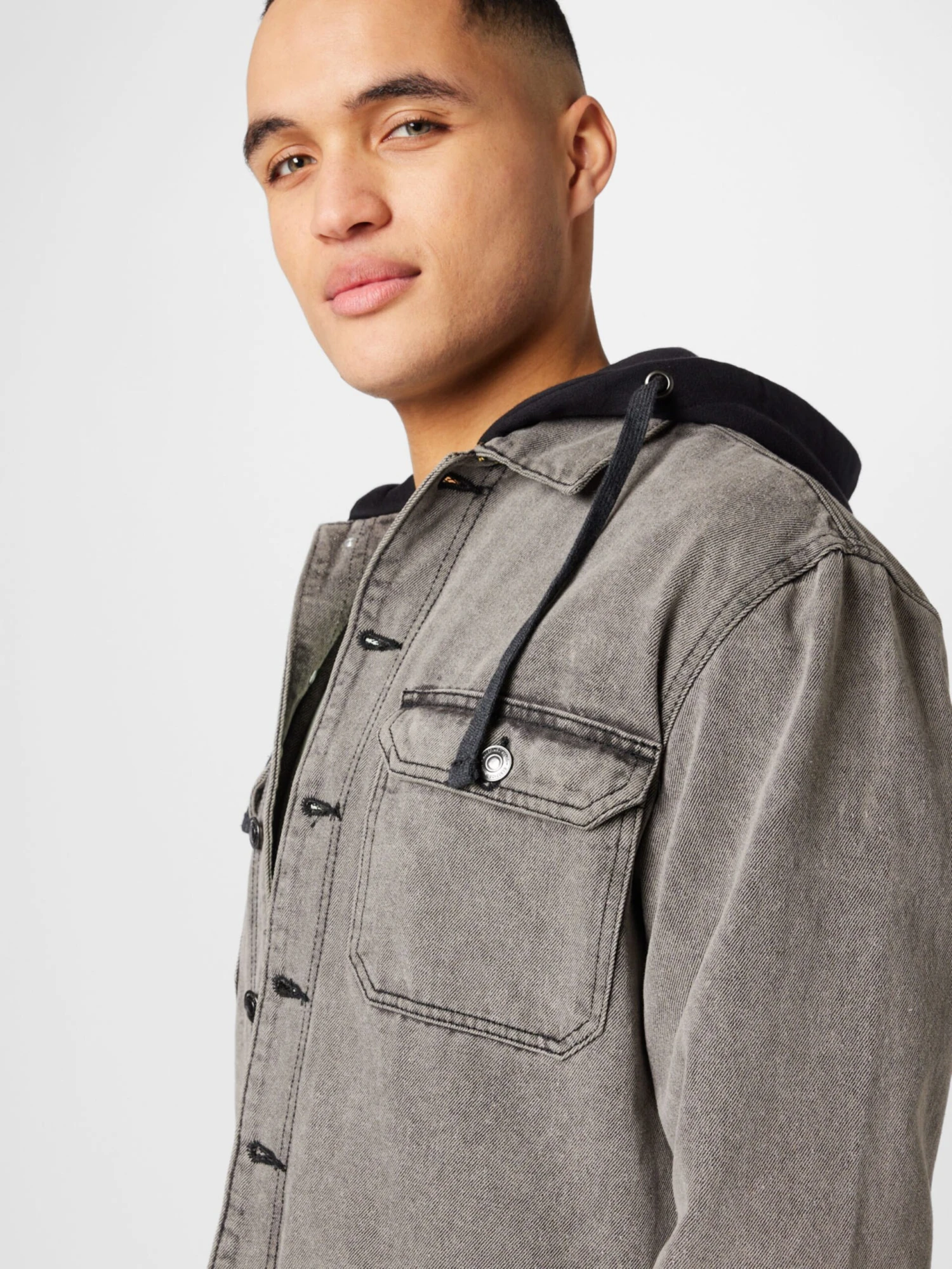 Redefined Rebel Spijkerjassen Tussenjas Oliver Heren Grijs - Afbeelding 5