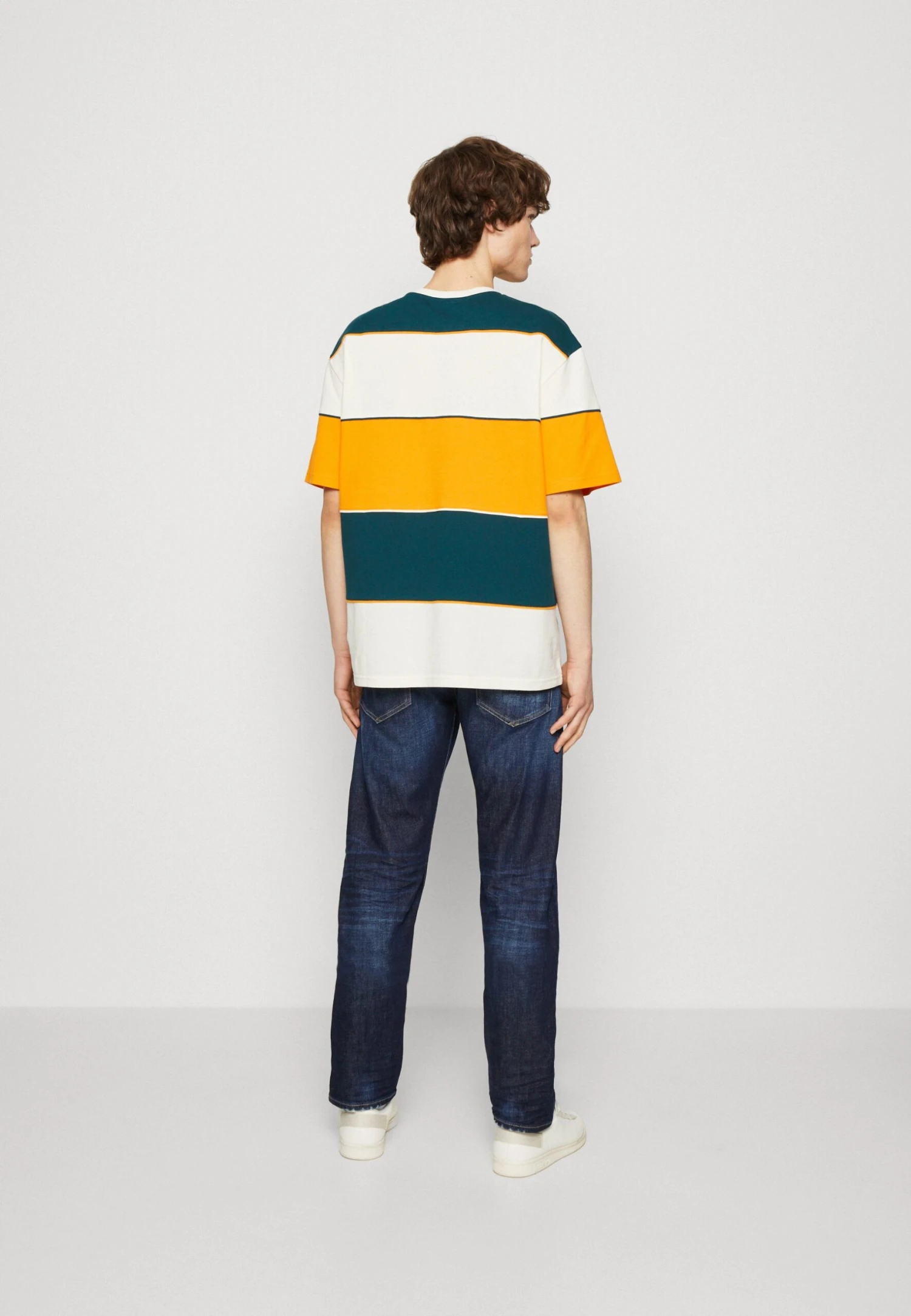 Redefined Rebel Watson Tee- T-Shirt Print - Deep Teal - Afbeelding 3