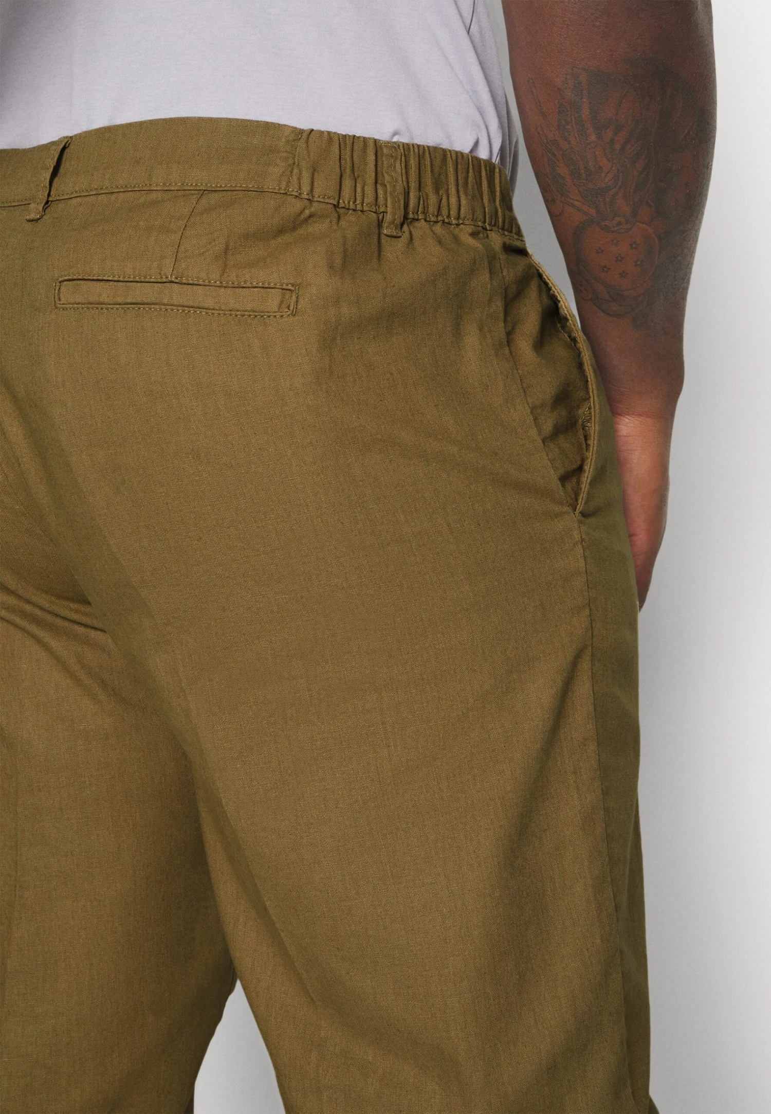 Redefined Rebel Emir Pant Plus - Chino - Gothic Olive - Afbeelding 6