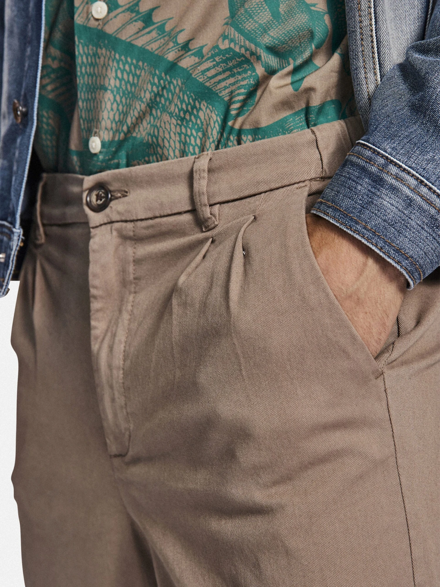 Redefined Rebel Pantalons Regular Bandplooibroek Jacko Heren Kastanjebruin - Afbeelding 6