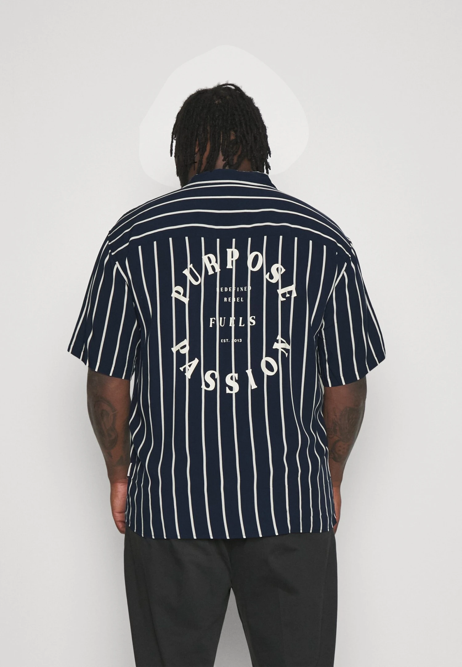 Redefined Rebel Louie Plus - Overhemd - Navy Blazer - Afbeelding 3