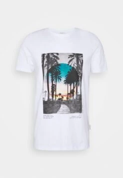 Redefined Rebel Amari Tee - T-Shirt Print - White