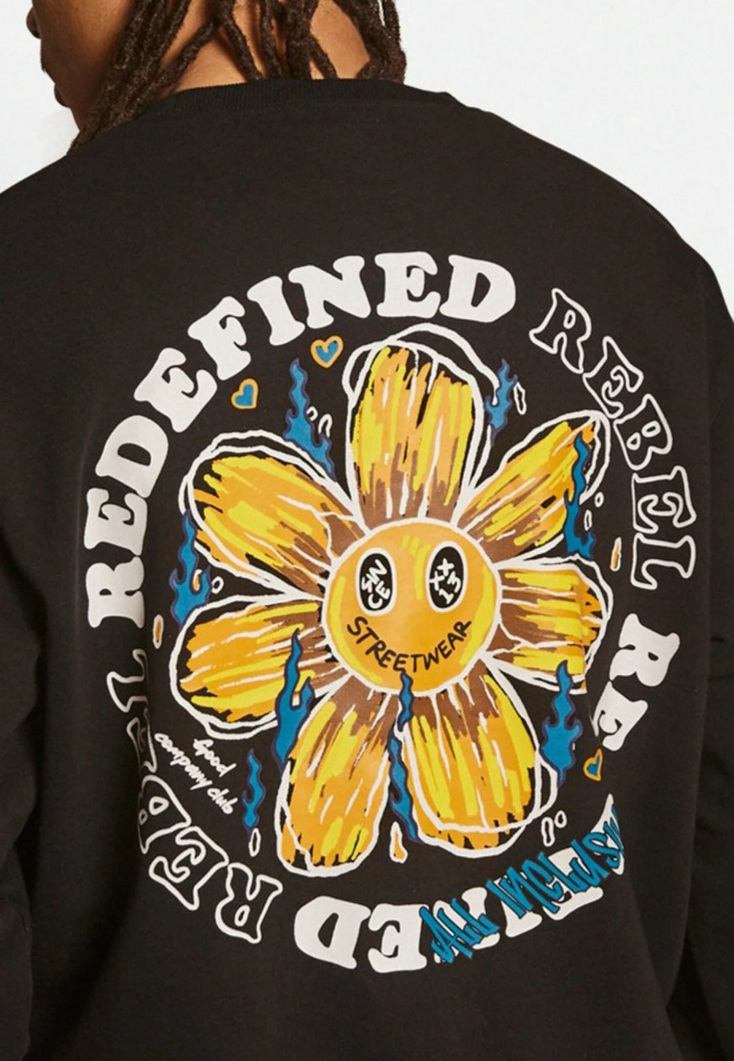 Redefined Rebel Rafael- Sweater - Black - Afbeelding 3