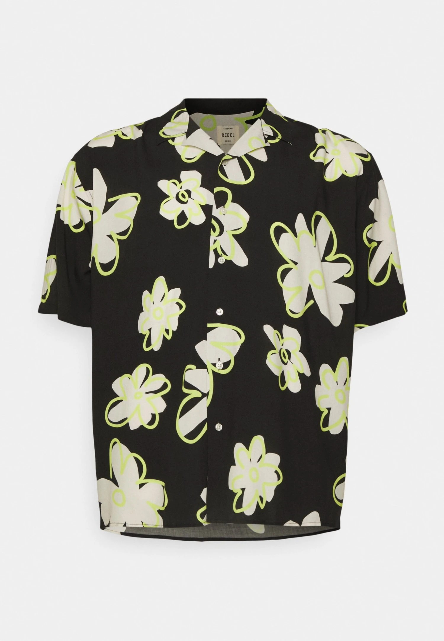 Redefined Rebel Remy Shirt - Overhemd - Black/Multi - Afbeelding 4