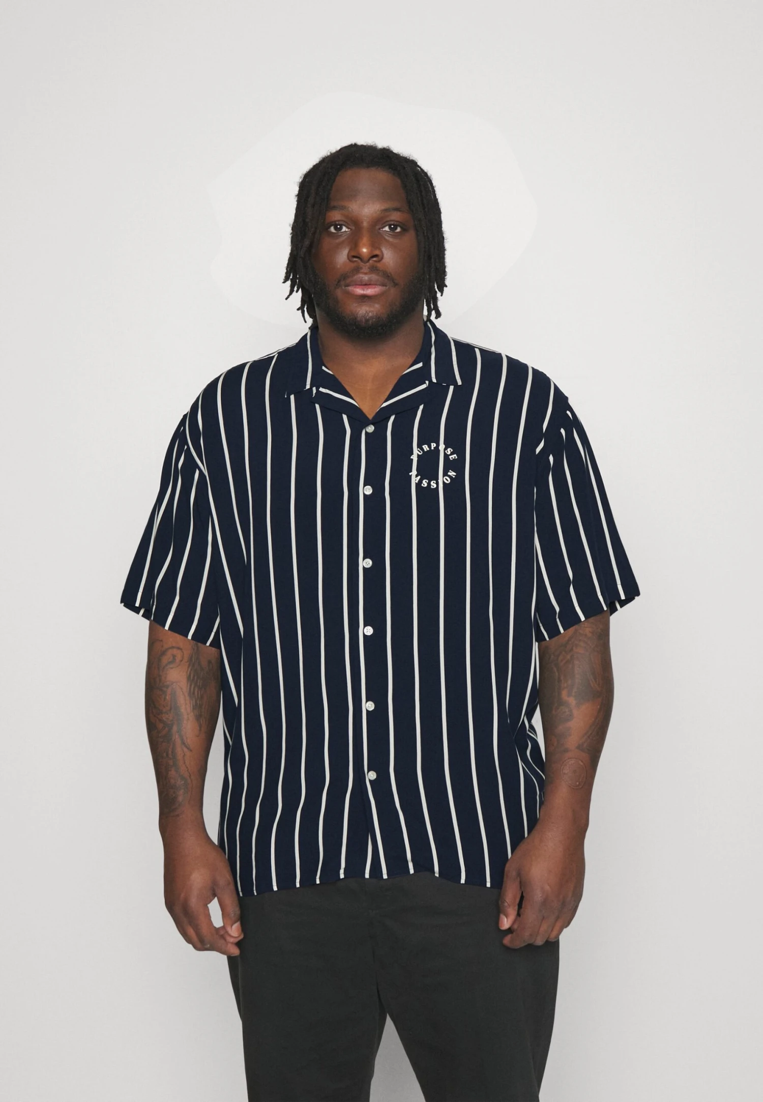 Redefined Rebel Louie Plus - Overhemd - Navy Blazer