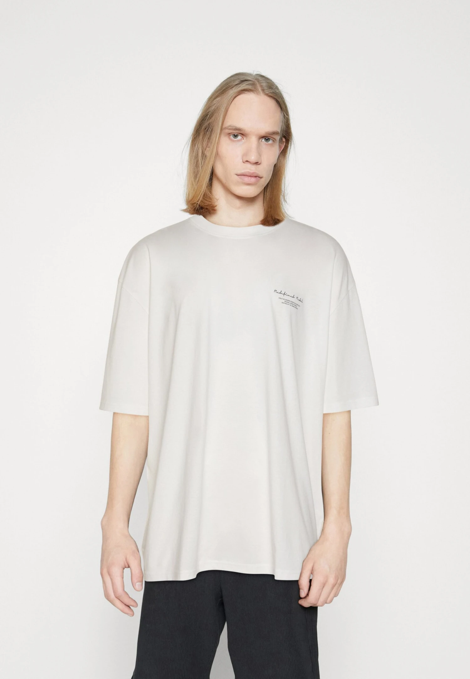 Redefined Rebel Rrraymond Tee Plus - T-Shirt Print - Pristine