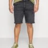 Redefined Rebel Rroslo Destroy- Jeansshort - Dust Black