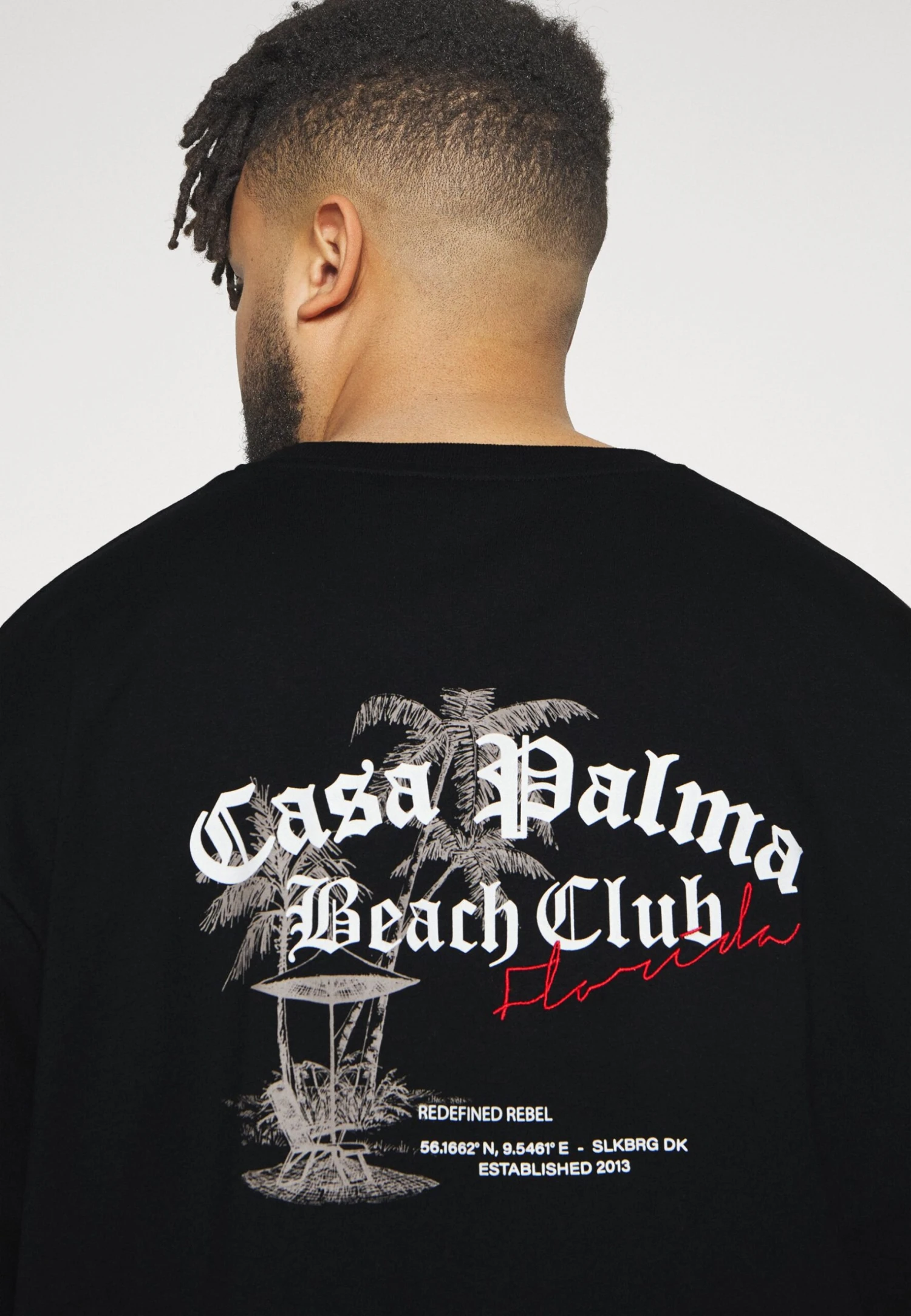 Redefined Rebel Lawrence Plus - T-Shirt Print - Black - Afbeelding 6