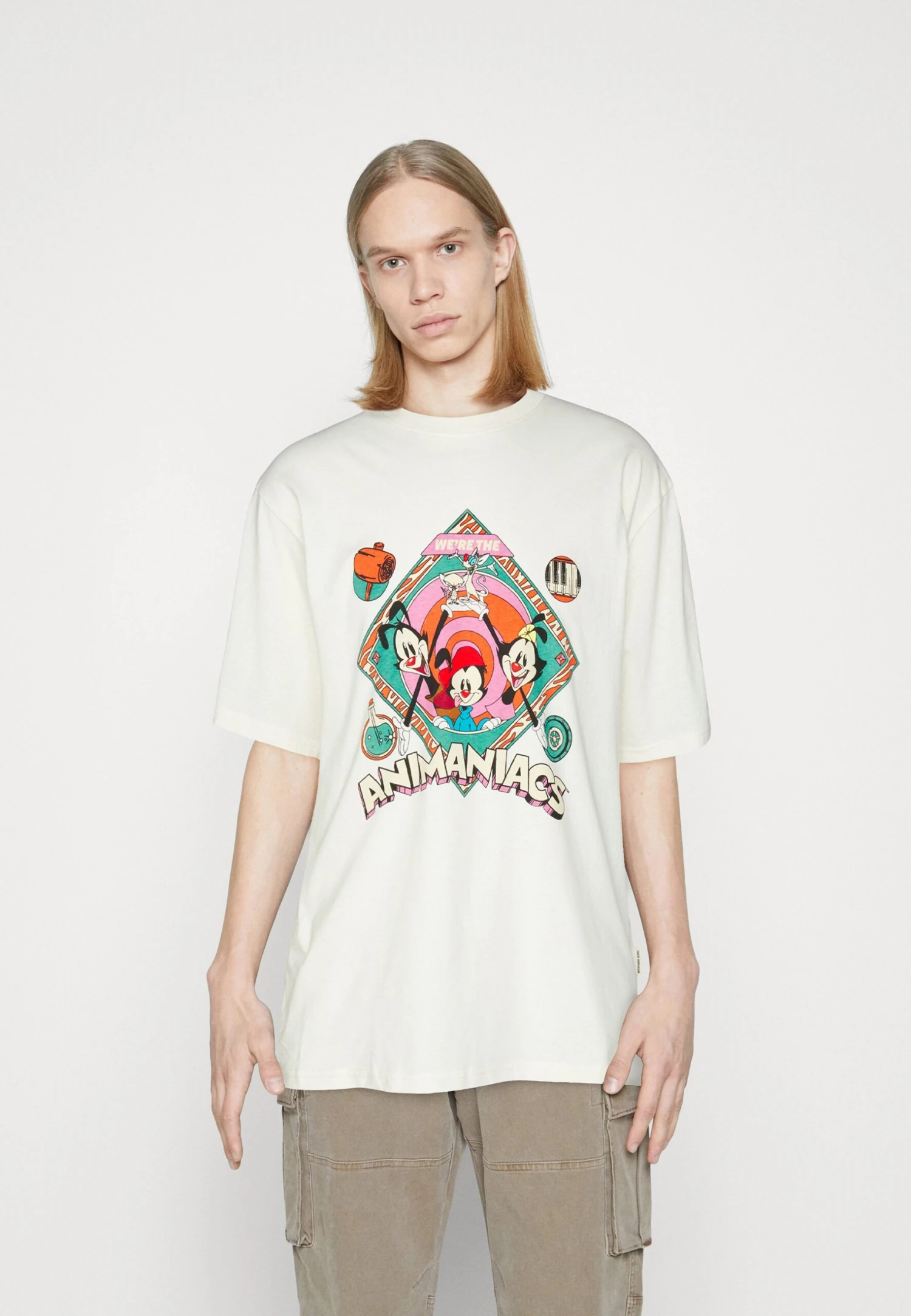 Redefined Rebel Rrlee Tee - T-Shirt Print - Offwhite