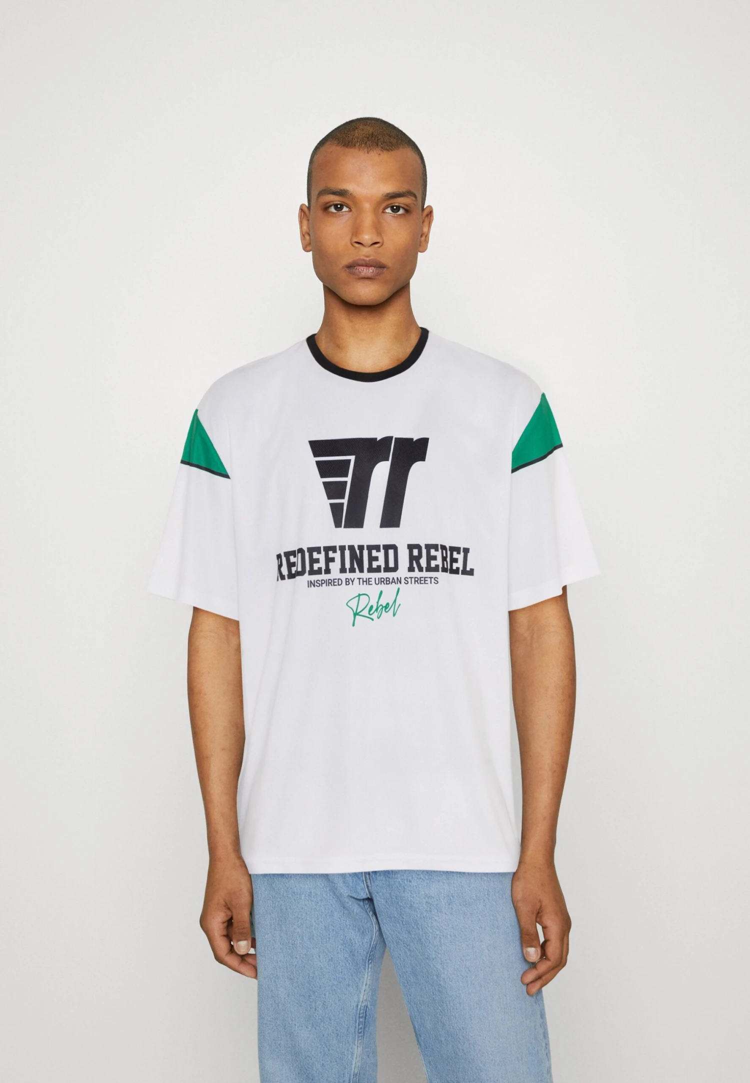 Redefined Rebel Sack Tee - T-Shirt Print - White