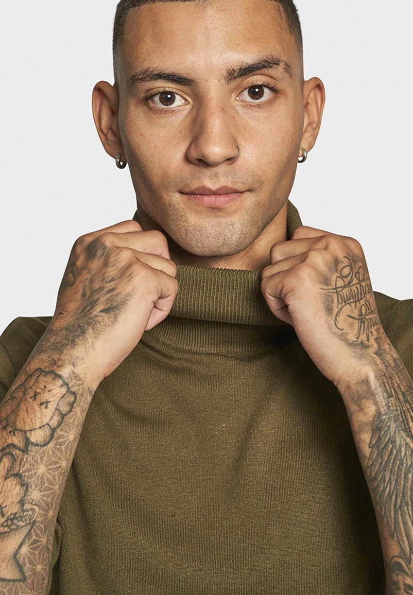 Redefined Rebel Rrtheo- Trui - Dark Olive - Afbeelding 4