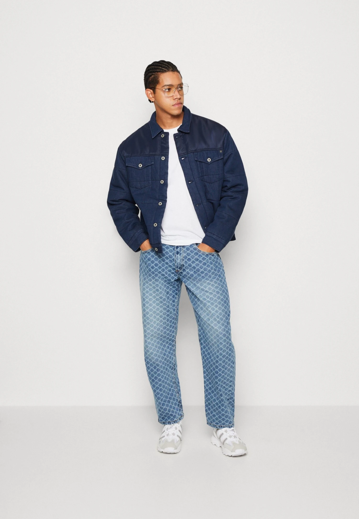 Redefined Rebel Tokyo Print - Relaxed Fit Jeans - Light Blue - Afbeelding 2